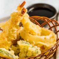 Mixed Tempura · Lightly battered deep fried shrimp and vegetables.