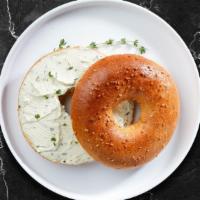 Sesame St. Bagel · Get a wholesome toasted bagel topped with sesame seeds