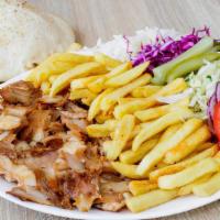 Chicken Shawarma Plate  · Boneless chicken marinated with chef secret blend of spices then layered.