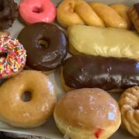 Doz mix premium/ reg donuts · Half premium (2.85 donut), and half reg donut( 2.00)