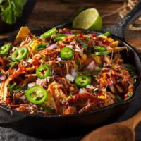 Shredded Pork with Jalapeno · Delicious and juice shredded pork topped with spicy jalapenos.