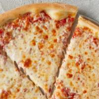 Cheese · XL NY pizza made with fresh, hand-stretched dough, topped with San Marzano-style tomato sauc...