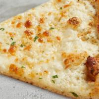 Ny 4-Cheese White Slice · XL NY Slice made with fresh, hand-stretched dough, topped with ricotta cheese sauce, 100% wh...