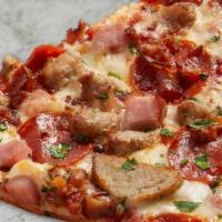 Ny Meat Primo Slice · XL NY Slice made with fresh, hand-stretched dough, topped with San Marzano-style tomato sauc...