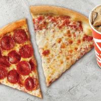 2 Slice Combo · Get your choice of any two slices and a drink
