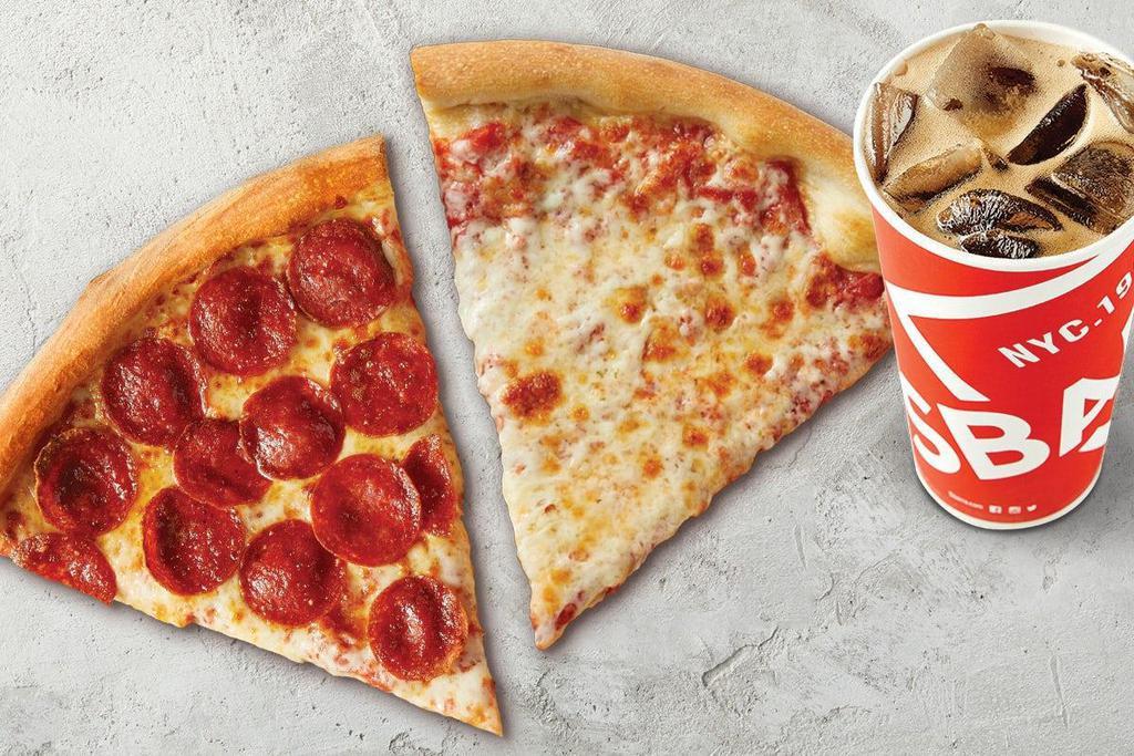 2 Slice Combo · Get your choice of any two slices and a drink