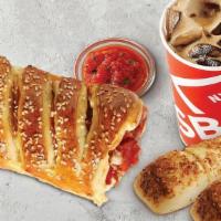 Individual Stromboli Combo · Your choice of an individual Stromboli, side and a drink