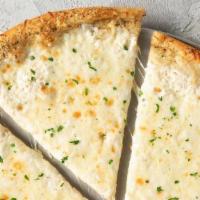 4-Cheese White · Creamy ricotta white sauce layered with fresh Italian cheeses including Asiago, Romano and 1...