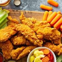 Cajun Fried Chicken Tenders · Exquisite chicken tenders made with all white chicken meat dipped in cajun sauce.