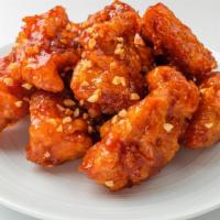 Sweet & Sour Fried Chicken Tenders · Exquisite chicken tenders made with all white chicken meat dipped in sweet and sour sauce.