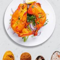 The Chickend Has No End (Half) · Jumpin Jack Flash...juicy chicken dipped in a yoghurt & ground spice marinate and baked in a...