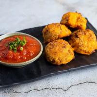 Sausage Puffs · Get some sausage puffs with your meal served with marinara sauce. Four Pieces. Per Puff Nutr...