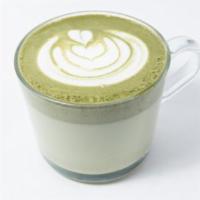 Matcha Latte · Unsweetened organic matcha latte with your choice milk