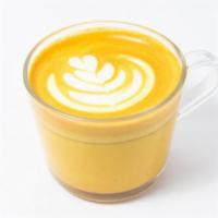 Turmeric Latte · Toasty's signature Turmeric latte recipe includes cinnamon and a dash of vanilla prepared wi...