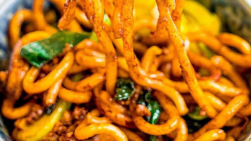 Chicken Fried Udon · Stir fried Japanese udon with Chicken