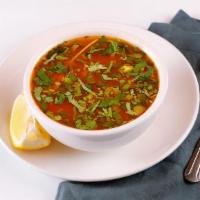 Spicy Mixed Vegetables Soup · Spiced mixed vegetables cooked in vegetable broth.
