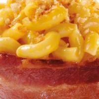 Bacon Mac & Cheese bowl · Comes with Two bacon stuffed mac and cheese bowls.