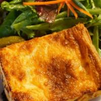 Quiche Lorraine · Most popular. The world's most famous quiche. Filled with bacon, onion, Swiss cheese.