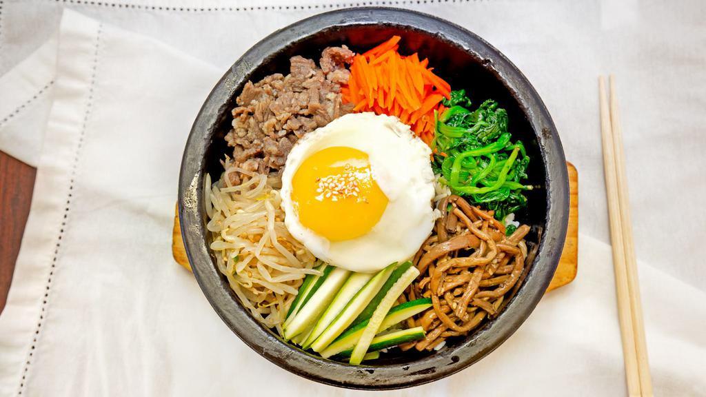 Tonkatsu Donburi · Pork cutlet, egg & vegetables over rice.