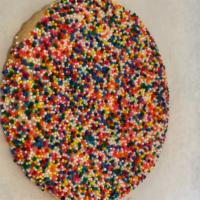 Sprinkle Cookie · Baked sweet dough.