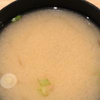 Miso Soup · Miso soup, seaweed, tofu, scallion.