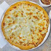 Roasted Garlic Pizza · Ranch, Cheese and Roasted Garlic
