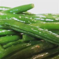 Fagiolini · Steamed green beans, extra virgin olive oil balsamic.