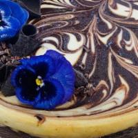 Chocolate Marble  · Ribbons of bittersweet chocolate and espresso ganache swirled into our rich vanilla cheeseca...