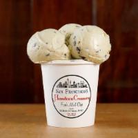 Fresh Mint Chip Ice Cream · Fresh mint leaves steeped into the base itself, giving it a genuine 