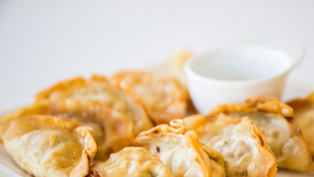 Fried Potstickers / 군만두 · Choose one: beef and pork or vegetable.