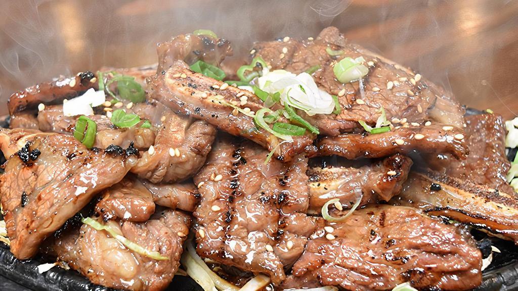 Beef Short Rib / La 갈비 · Beef short ribs marinated in house soy sauce.