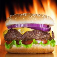 Cheese Burger · Six ounces premium grassfed beef steak burger patty (four ounces when fully cooked) with let...