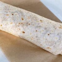 Kids Burrito · Flour tortilla filled with pinto beans, rice & white cheese. Add chicken for $2!