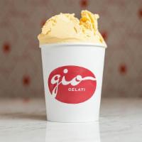 Passion-Fruit · An all-natural Passion-Fruit Gelato.
Vegan, Dairy Free, Nut Free, Gluten Free, Egg Free