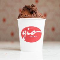 Vegan Chocolate · Dark chocolate gelato made with 100% pure french cocoa powder, oat milk, water and sugar. Gl...