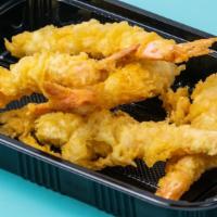 Shrimp Tempura · Battered and lightly fried shrimp.