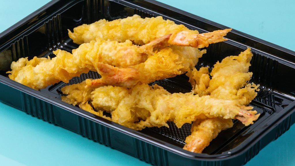Shrimp Tempura · Battered and lightly fried shrimp.