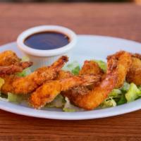 Panko-Crusted Shrimp · Served with our Texas remoulade