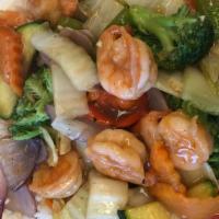 Prawns with Mixed Vegetables · 