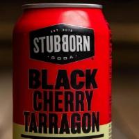 Stubborn Black Cherry Tarragon Soda Can · 