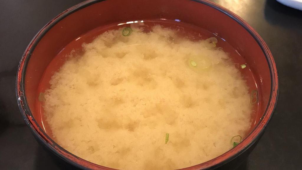 Miso Soup · Wakame tofu negl.