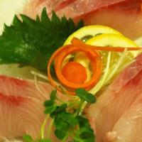 Hamachi Sashimi · Yellowtail sashimi.