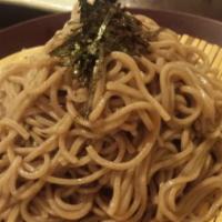 Zaru Soba · Cold buckwheat noodles.