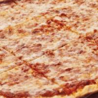 Pizza Con Formaggio · Mozzarella, garlic-infused olive oil & our authentic pizza sauce  . {VT}