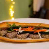 BM11. Meatball  · Oven cook delicious meatball for up 5 hours In Vietnamese style baguette