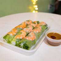 Fresh Spring Roll · Includes shrimp, veggies and rice noodles.