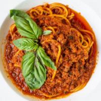 Mancini Spaghetti · Classic Bolognese Sauce
