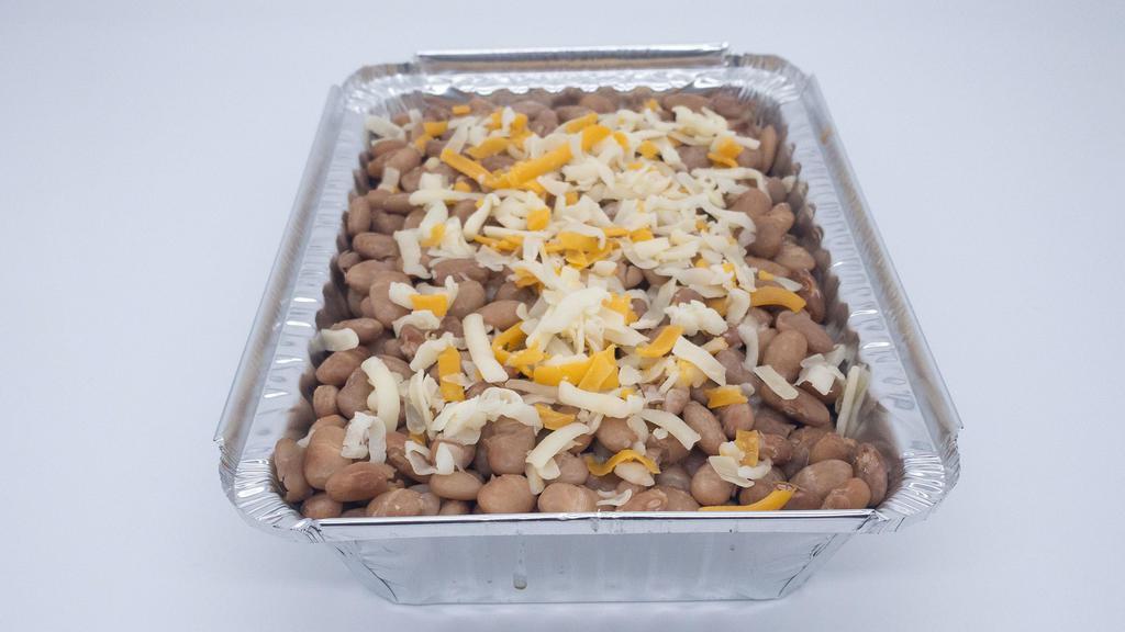 Small Tray of Pinto Beans · Our small tray of pinto beans is perfect for a small group of 6 - 8 people. Something for the whole group or family.