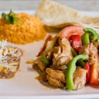 Chicken Fajita Plate · Our Chicken Fajitas Plate