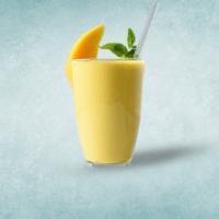 Mango Lassi  · Blended yogurt smooth and seasoned with mango pulp.